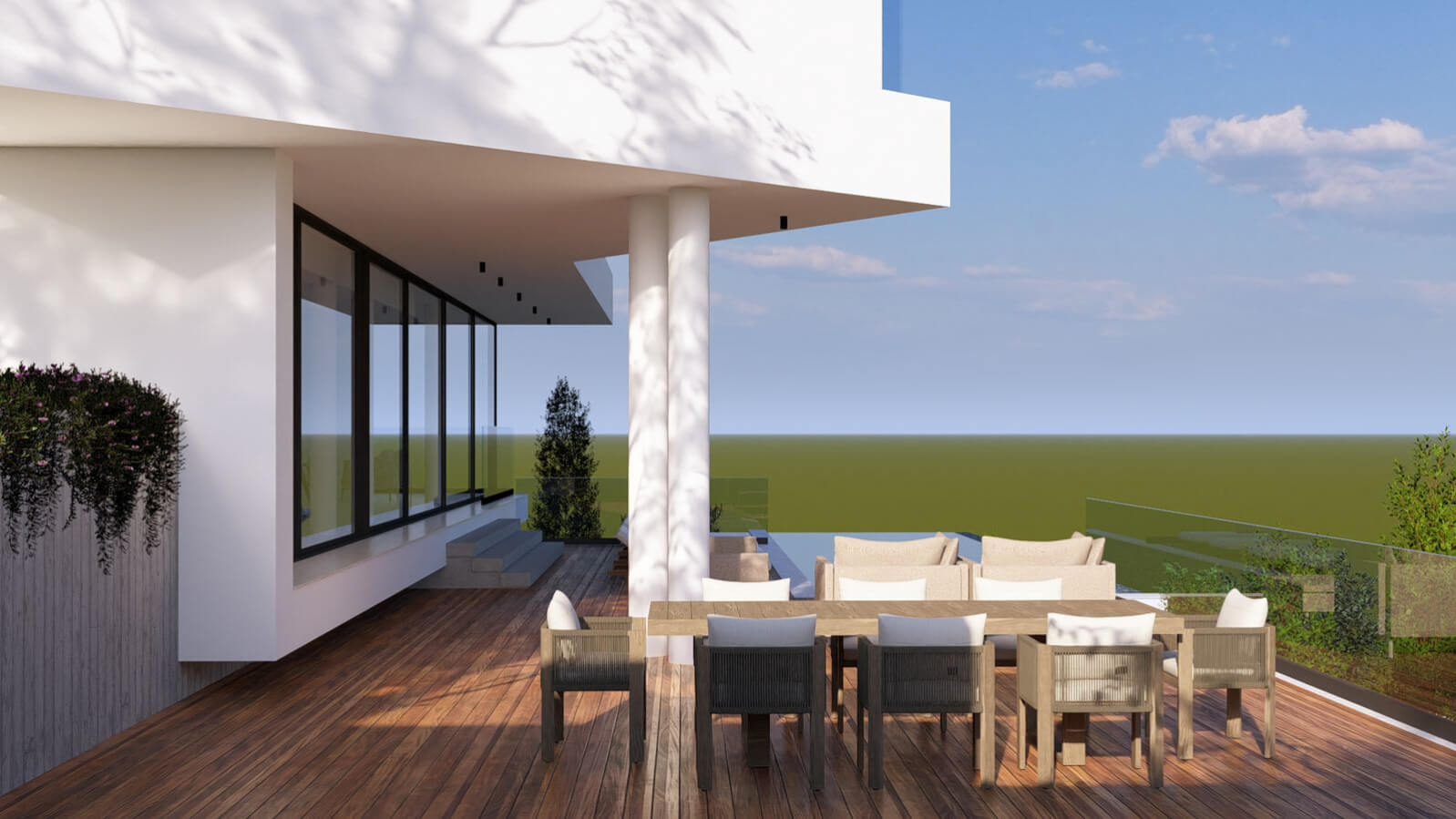 Architectural rendering of the Tala residential project by George Alichanides.